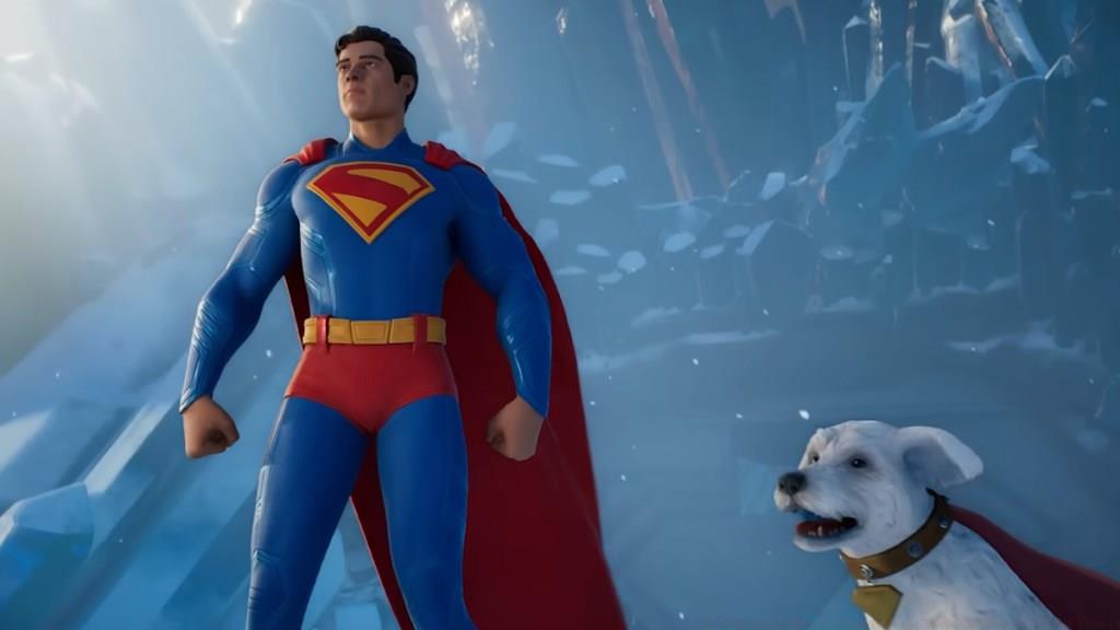 Superman Krypto in Fortress of Solitude Fortnite