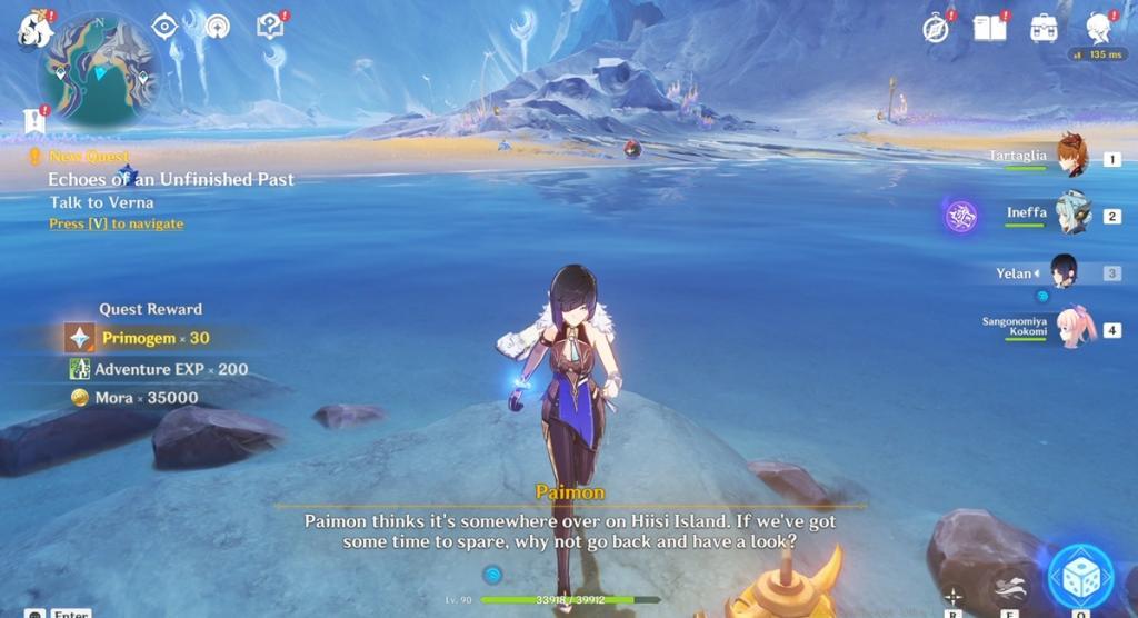 The Gift of the Mirage Quest Rewards Genshin Impact