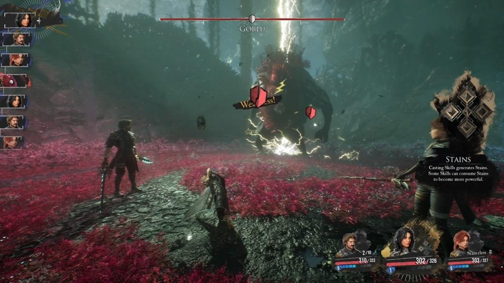 Thunderfall Skill against Goblu in Clair Obscur Expedition 33