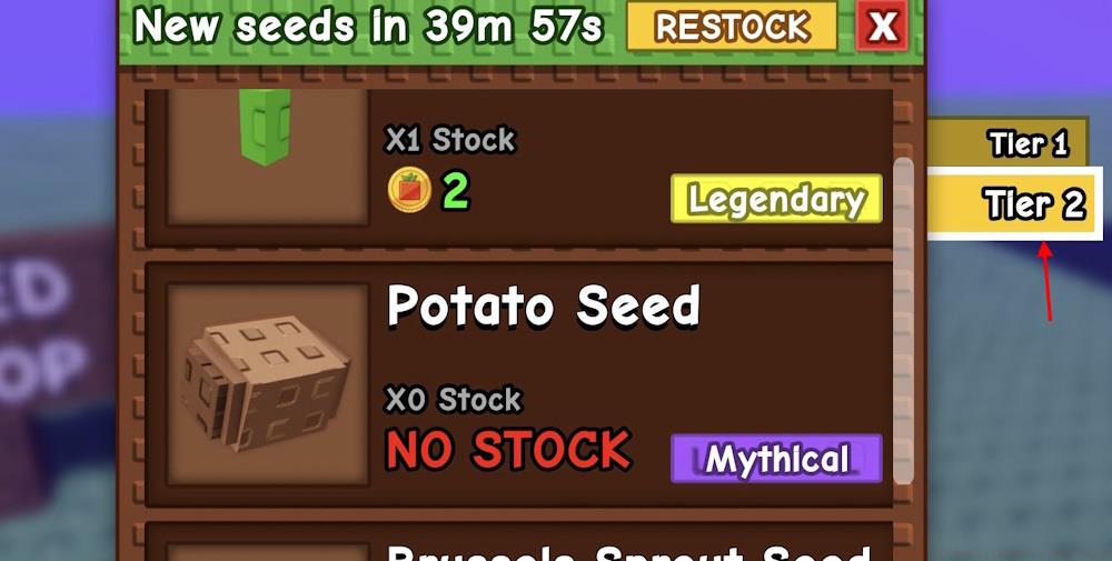 Tier 2 Friendship shop