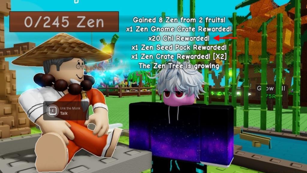 Unk the Monk NPC Grow a Garden