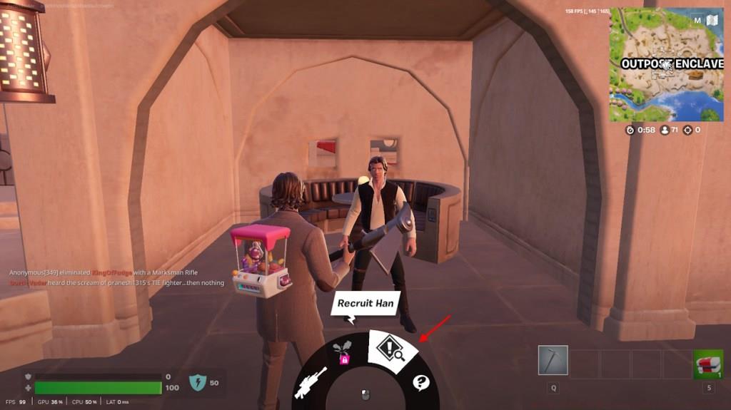 Unlock Found quests from Han Solo in Fortnite