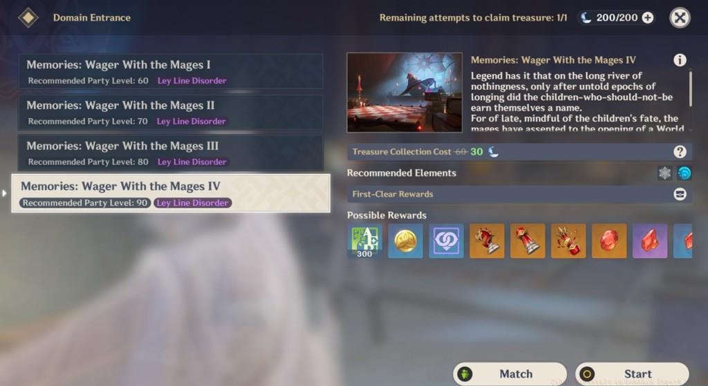 Unresolved Chess Game Trounce domain Genshin Impact