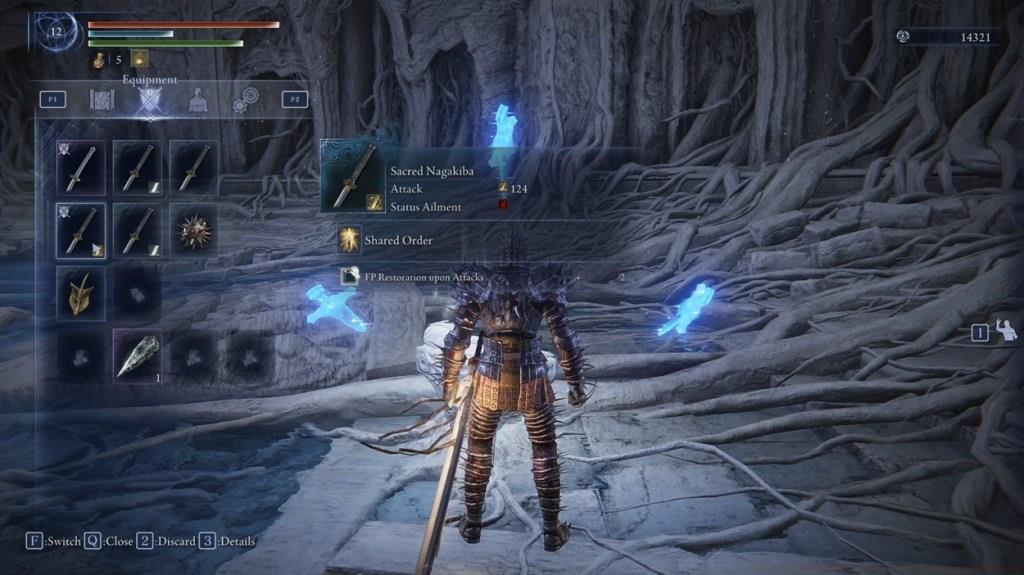 Upgrade weapons in Elden Ring Night Reign