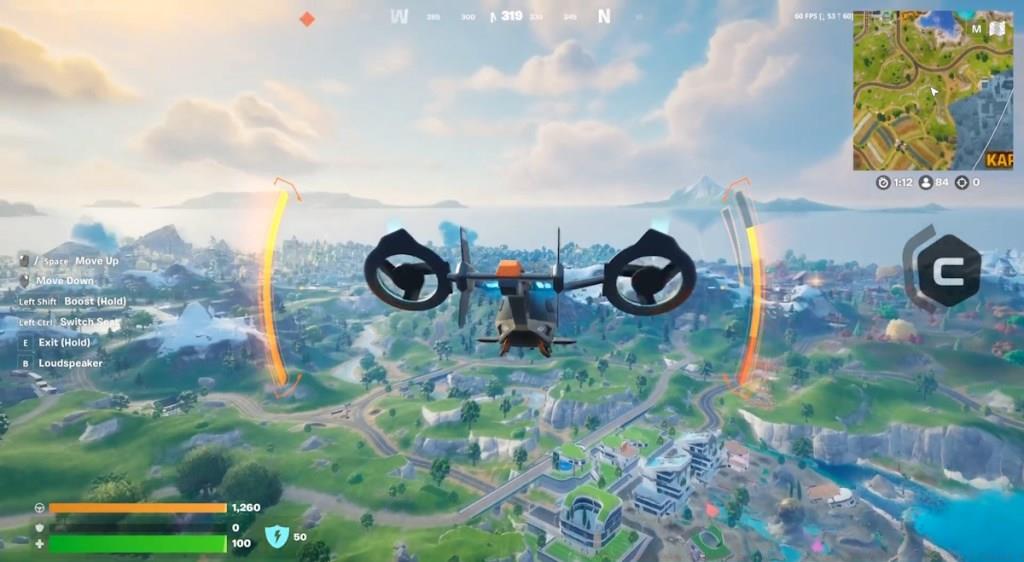 Use Hammerhead Choppa in Fortnite