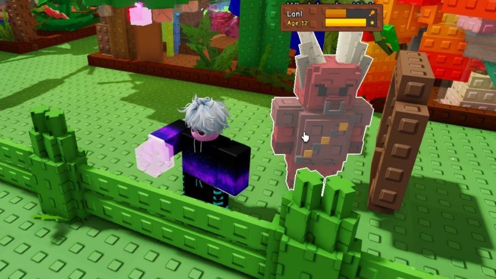 Using the Glimmering Pet mutation shard in Grow a Garden