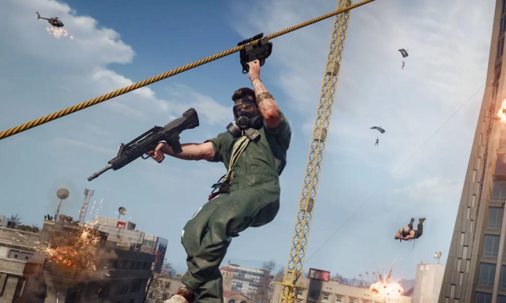 Operating ziplining and using the FFAR 1 in Warzone