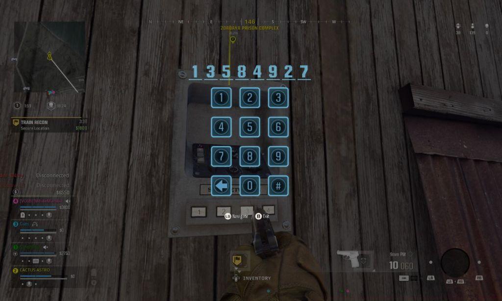 Code for Prison Secret Room in Warzone