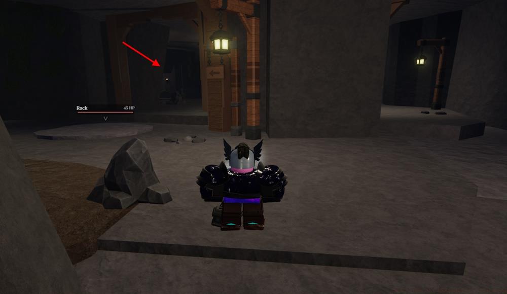 Way to Arcane Pickaxe room in The Forge