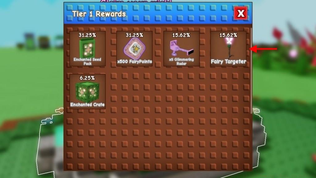 Wishing Well Reward Tier Odds Grow a Garden