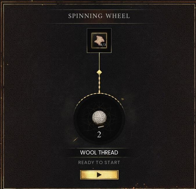 Wool Thread from Soft Animal Fur in RuneScape DragonWilds