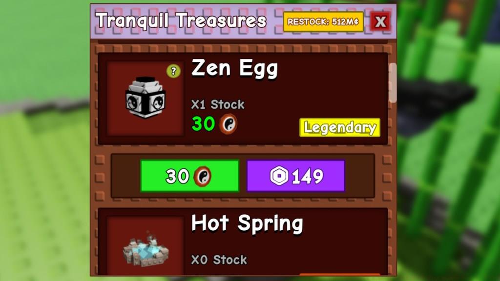 Zen Egg in Zen Shop