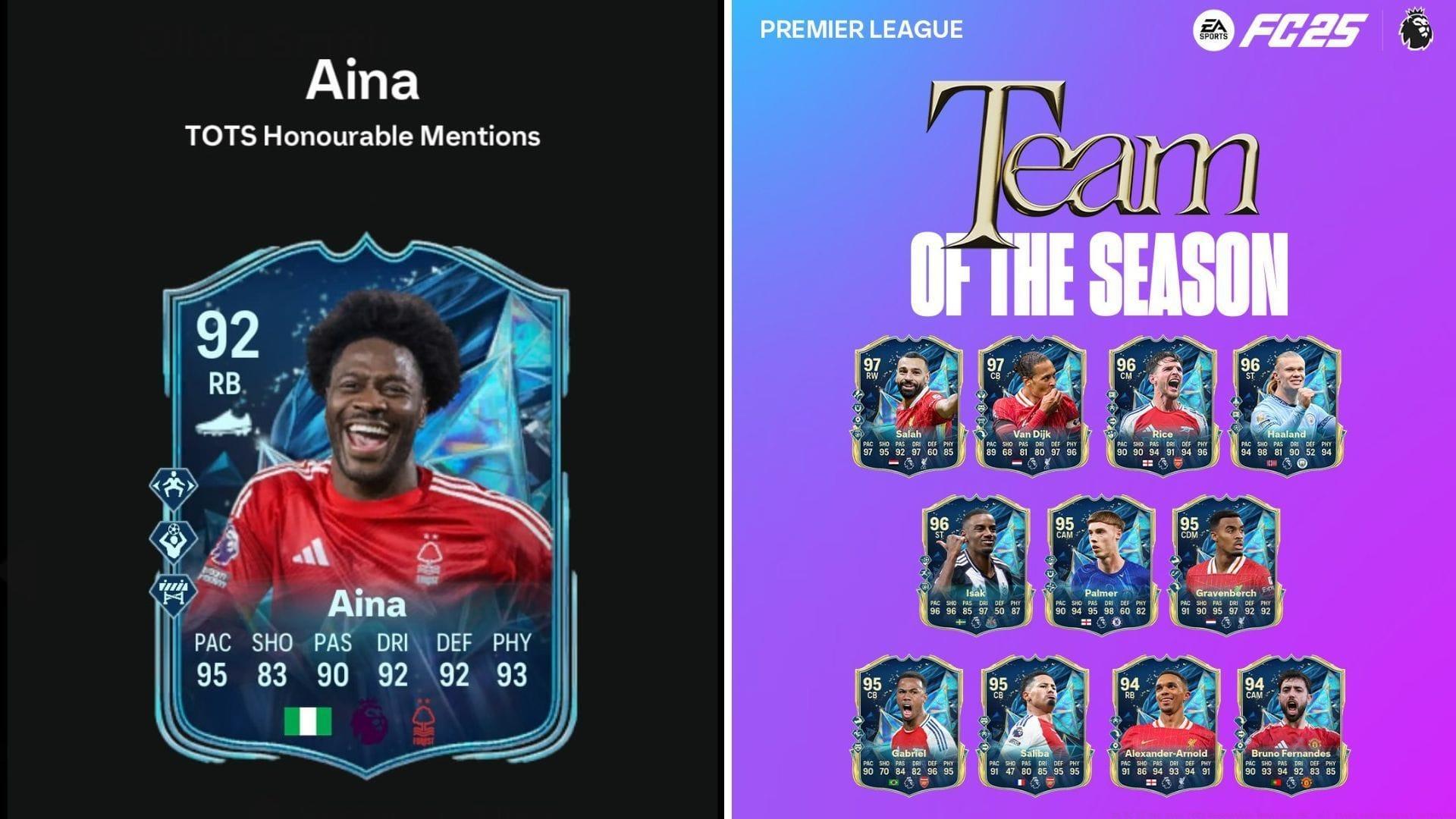 Ola Aina Honourable Mentions SBC is now live (Image via EA Sports || Sportskeeda Gaming)