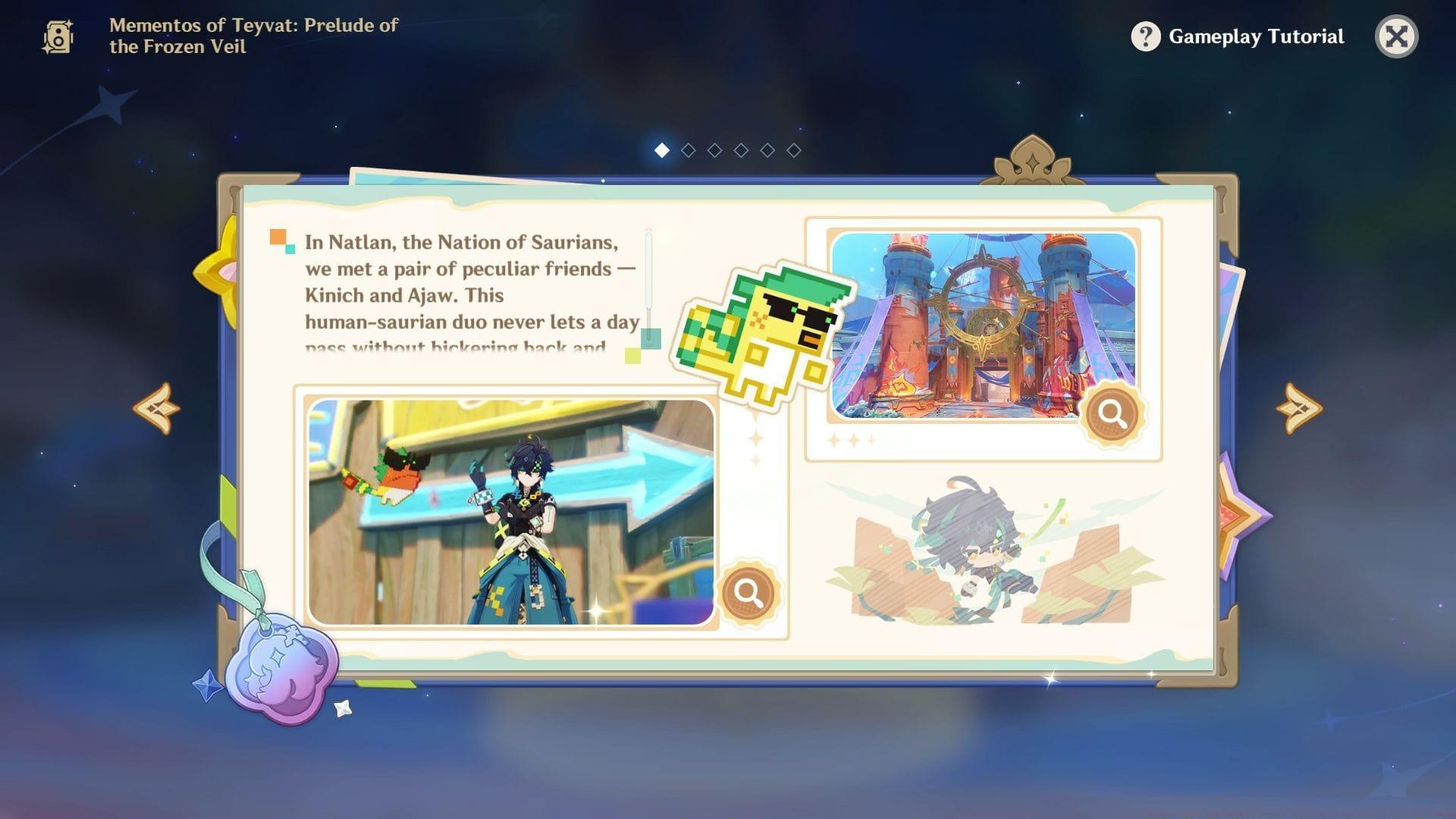 Mementos of Teyvat: Prelude of the Frozen Veil Day 1 guide (Image via HoYoverse)