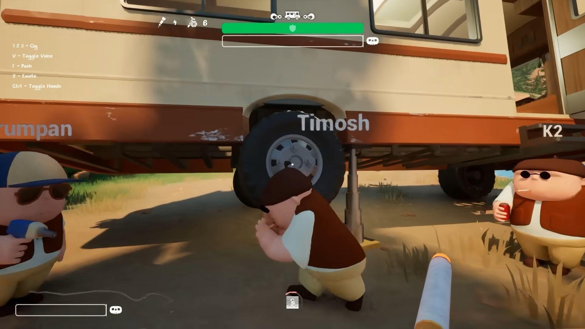 Power Pole is your go-to repair tool in RV There Yet (Image via Nuggets Entertainment)