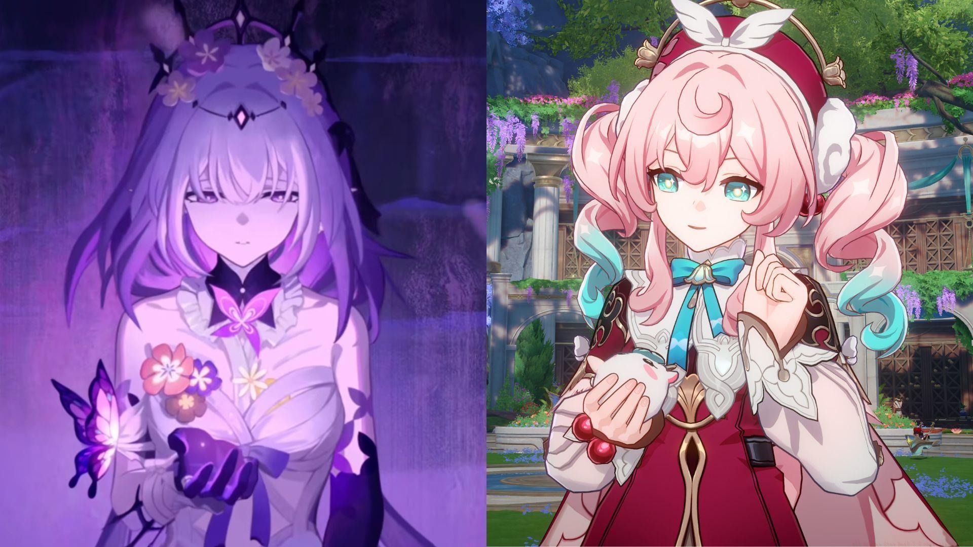 Castorice and Hyacine in Honkai Star Rail (Image via HoYoverse)