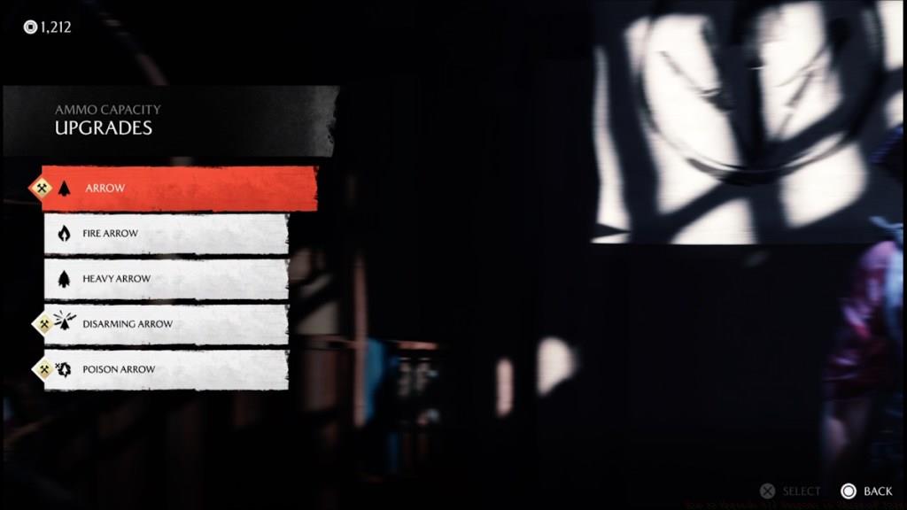 Ammo capacity upgrades in Ghost of Yotei