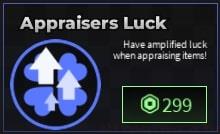 appraisers luck gamepass dig