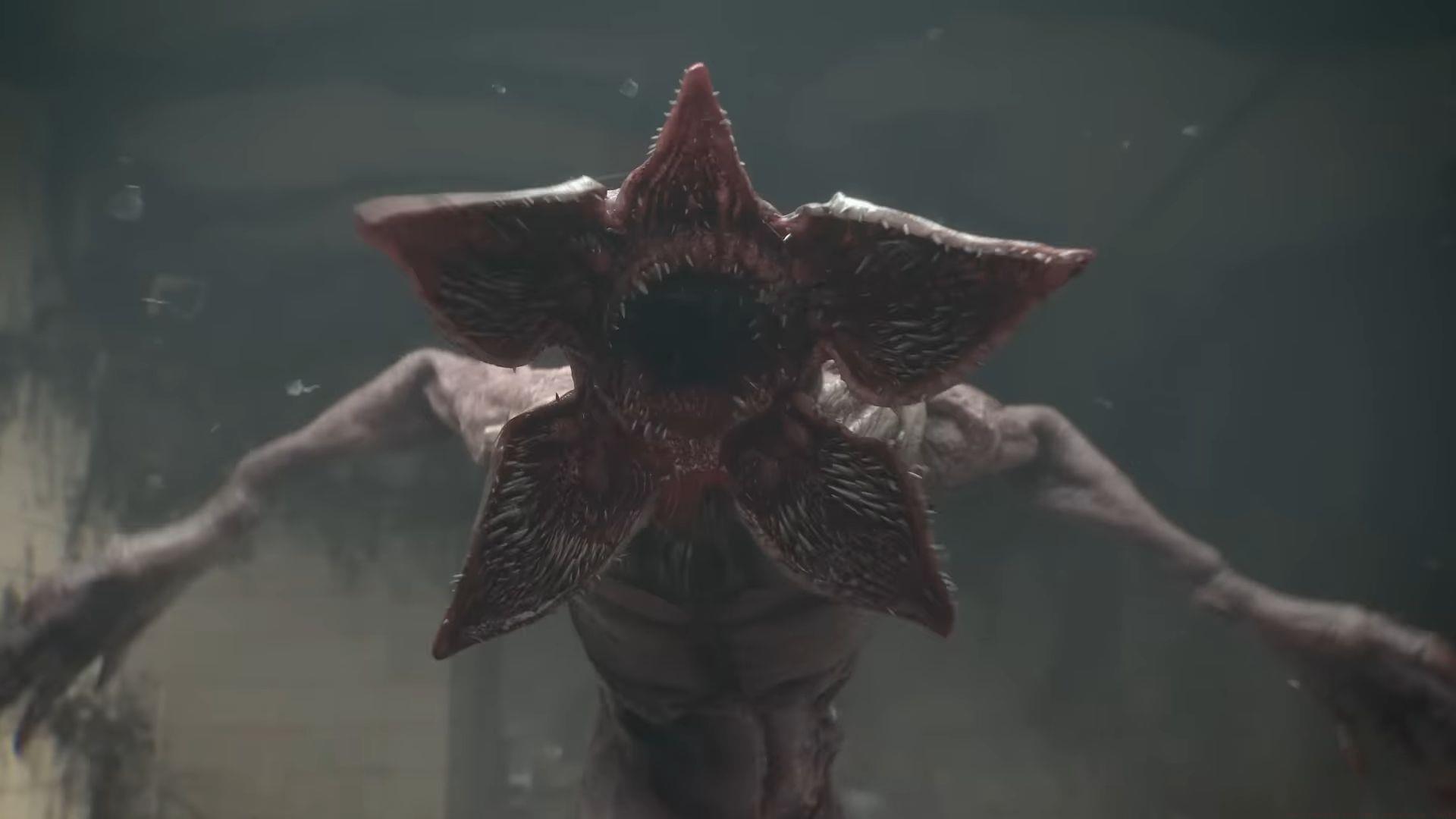 A still from Dead by Daylight X Stranger Things official trailer, 	 dead by daylight demogorgon, Dead by Daylight Demogorgon build, Dead by Daylight build, Dead by Daylight Dead by Daylight perk loadout, best Demogorgon build, Demogorgon build Stranger Things, Stranger Things Season 5, Dead by Daylight killer, Dead by Daylight Demogorgon setup, best perks Dead by Daylight