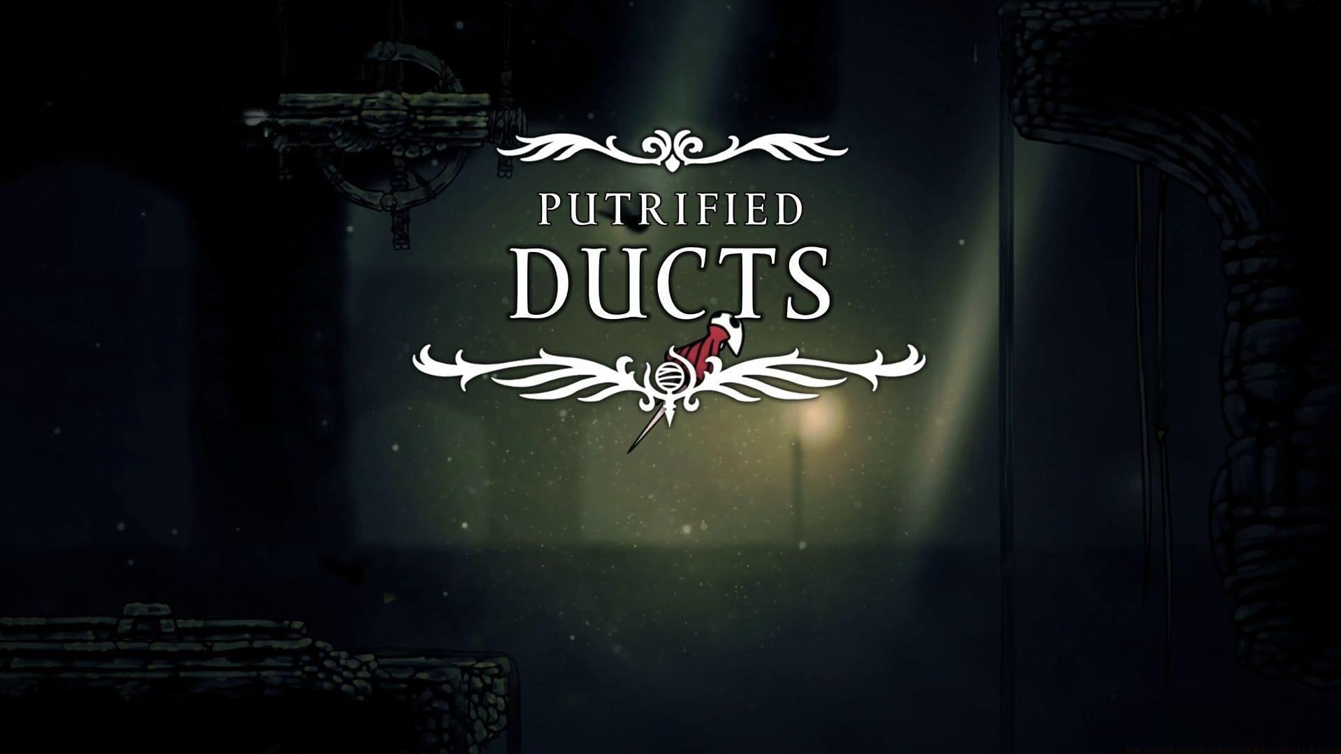 Steps to reach Putrified Ducts in Hollow Knight Silksong (Image via Team Cherry)