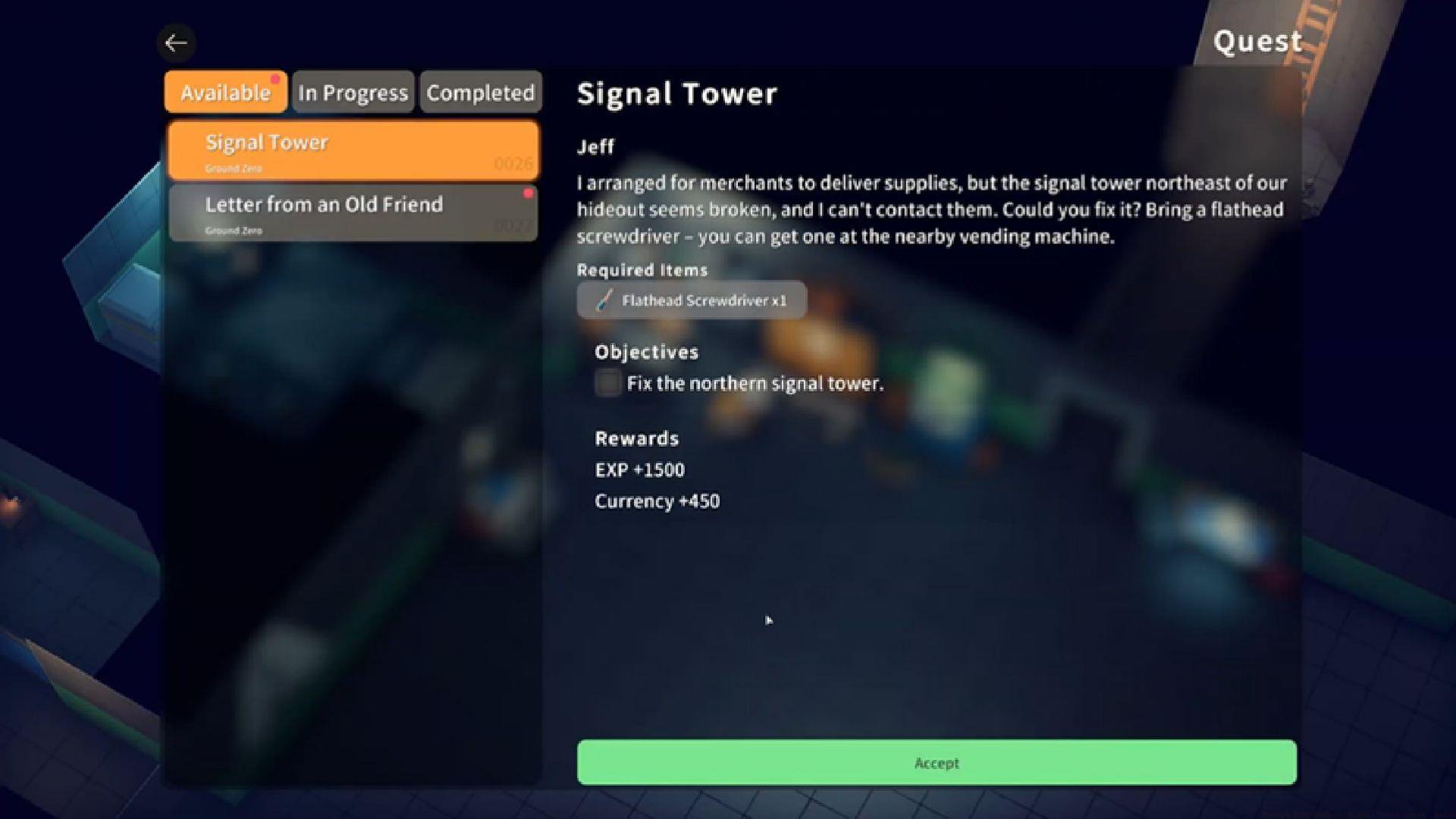 Signal Tower Quest in Escape from Duckov