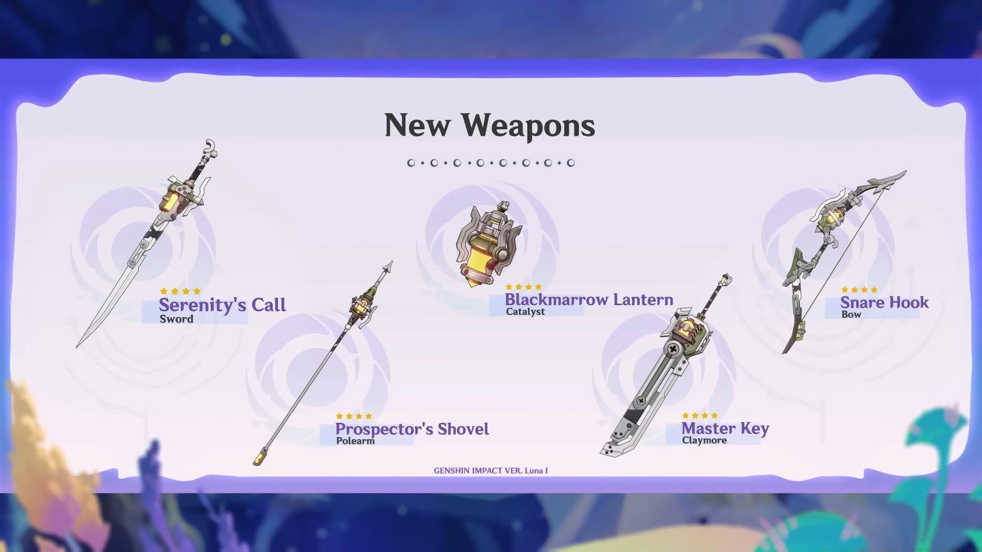 How to get Nod-Krai craftable weapons (Image via HoYoverse)