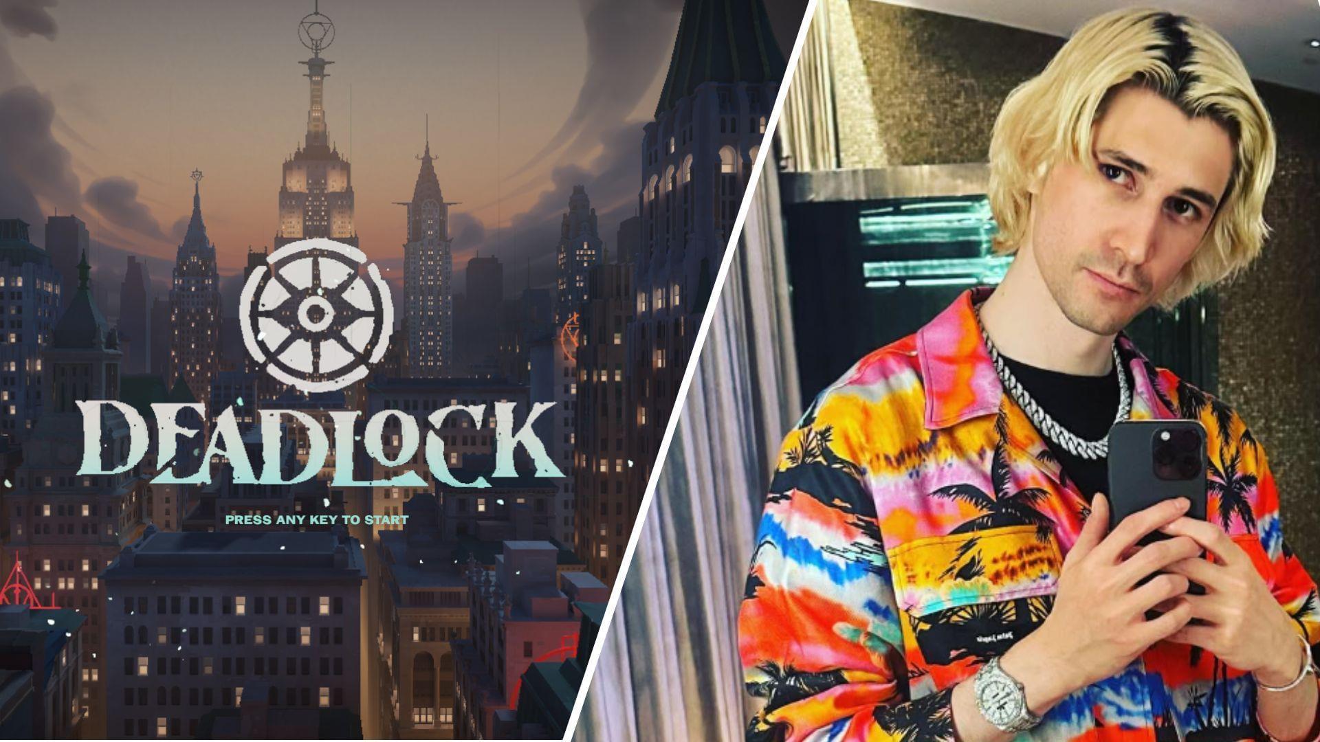 xQc had mixed feelings about Deadlock (Image via Valve || Instagram/@xqcow1)