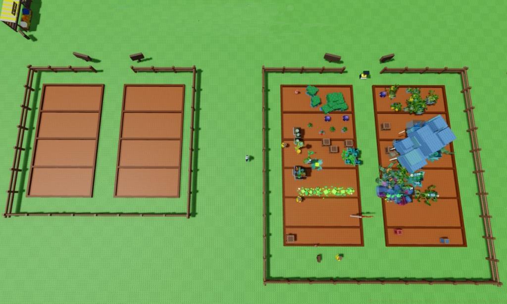 compare garden size after expansion