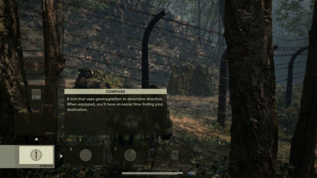 MGS Delta Compass Quick Menu