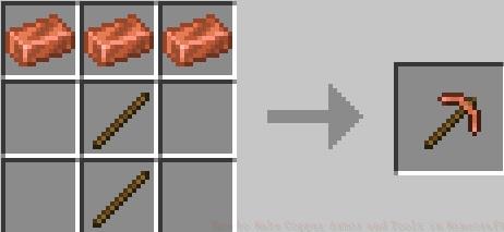 copper picaxe recipe