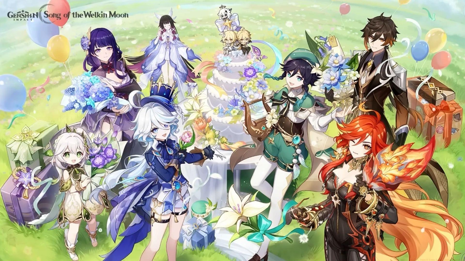 Luna I anniversary rewards release countdown (Image via HoYoverse)