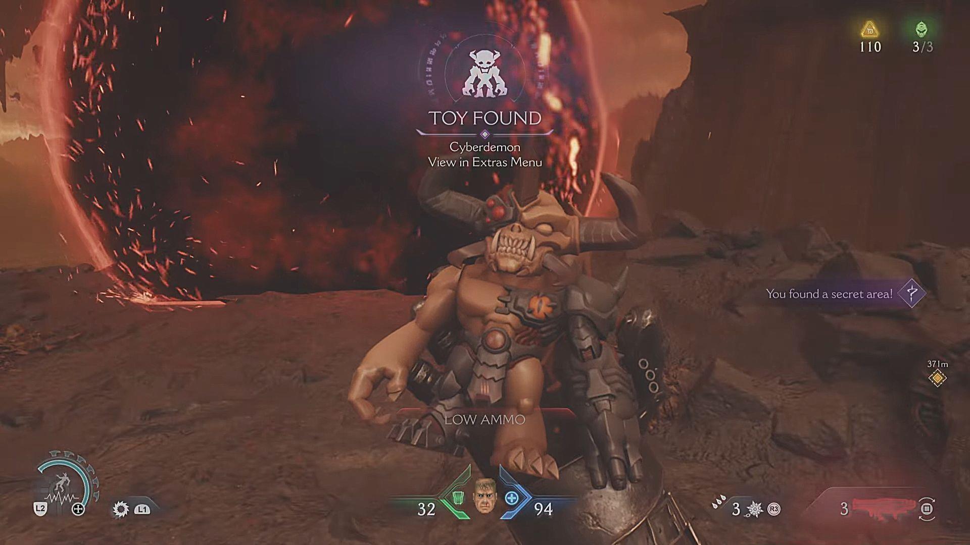 Collectible locations in Doom The Dark Ages Chapter 10 (Image via Sportskeeda Gaming | Bethesda Softworks)