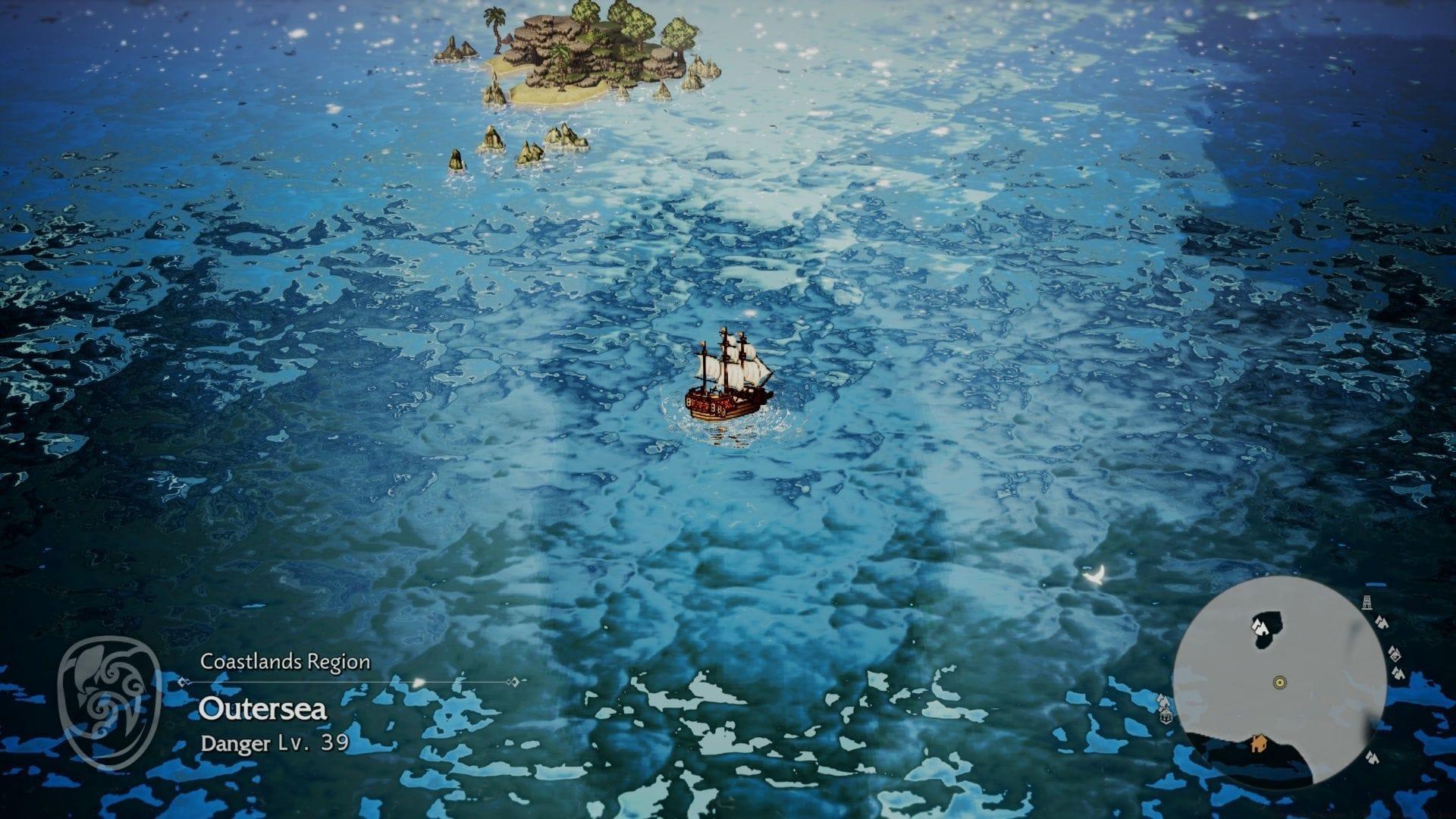 Octopath Traveler 0 boat