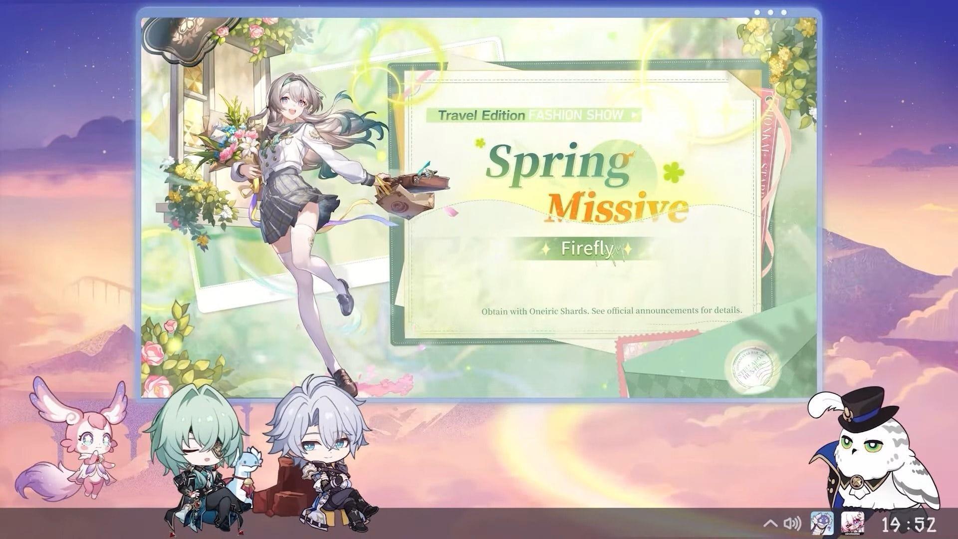 Firefly skin in Honkai Star Rail