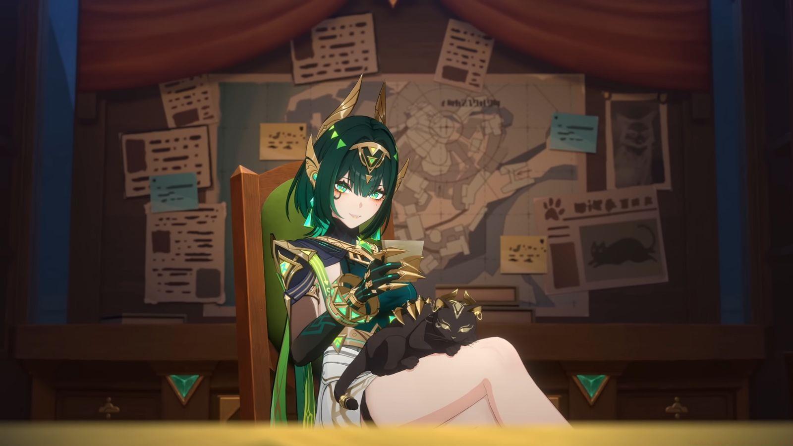 Genshin Impact Nefer early kit leaked