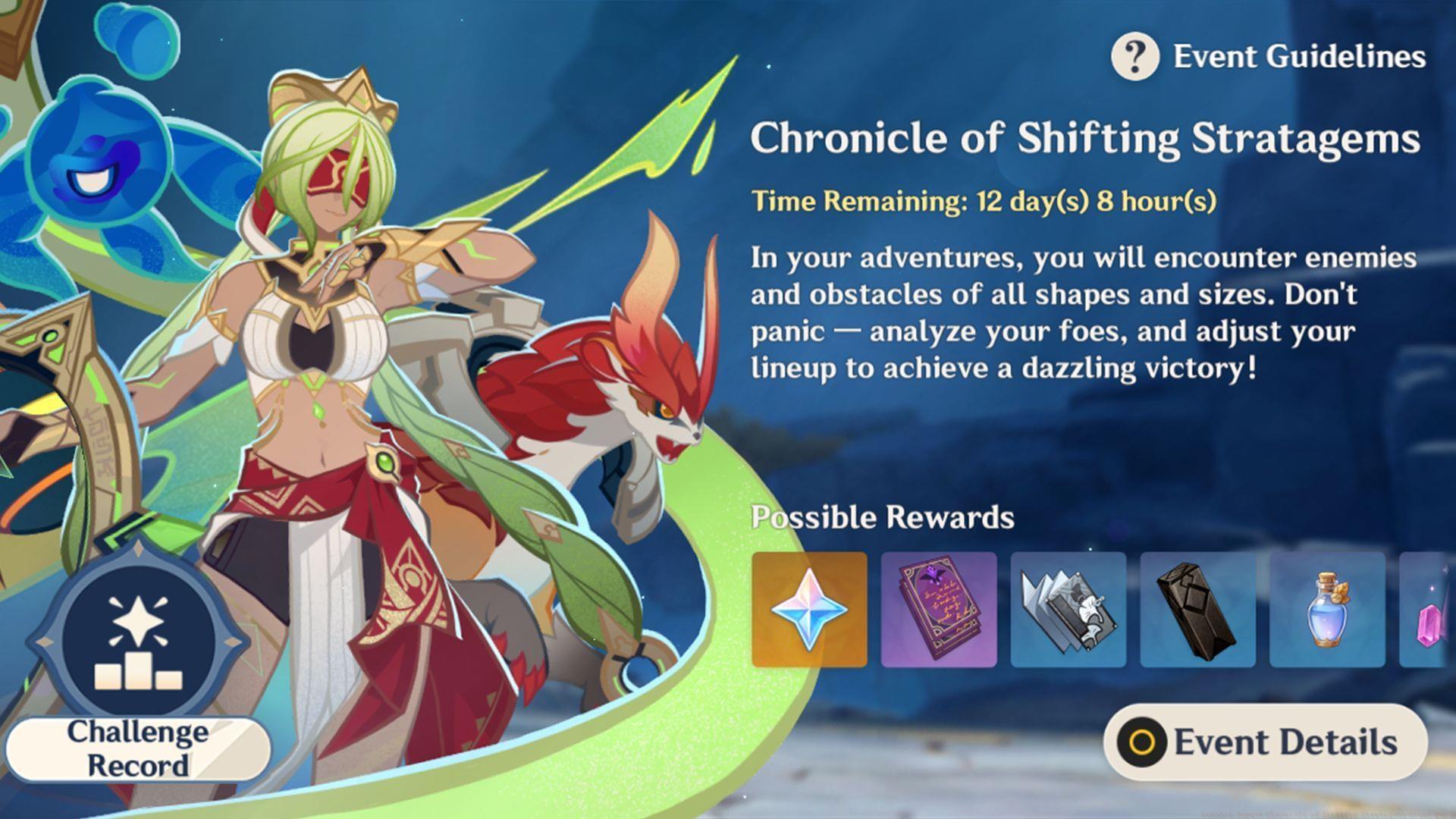 Guide on playing the Chronicle of Shifting Stratagems event in Genshin Impact 5.6 (Image via Sportskeeda Gaming/HoYoverse)