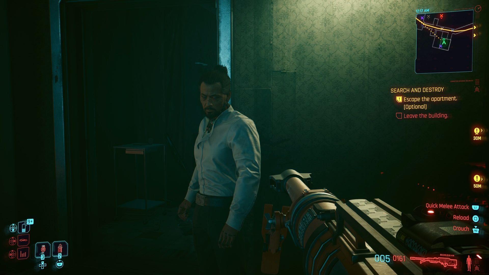 Saving Takemura guide in Cyberpunk 2077 (Image via SK Gaming || CDPR)