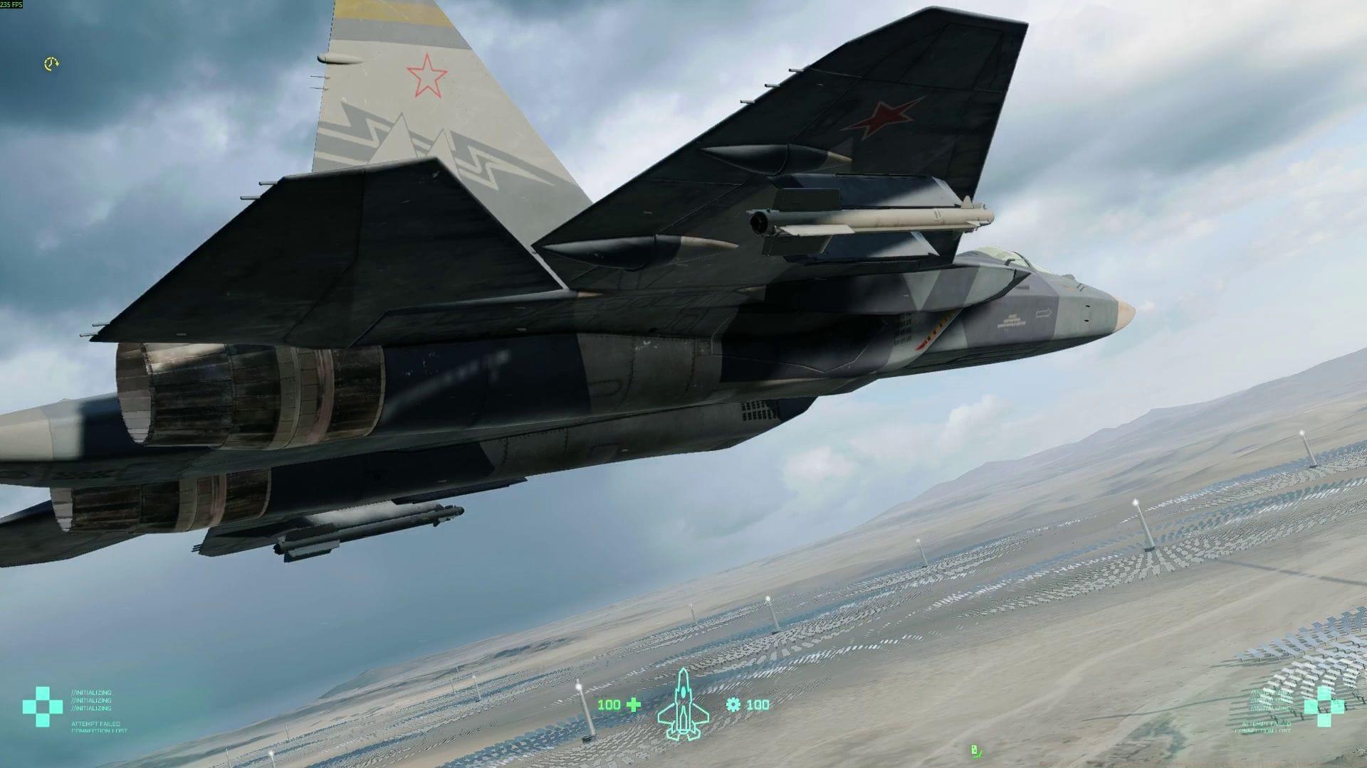 SU-57 Felon in Battlefield 2042.
