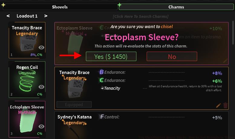ectoplasm sleeve chisel