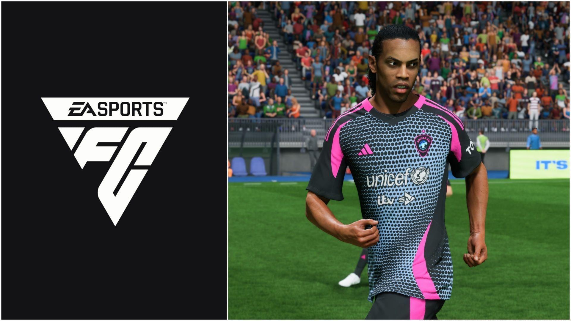 FUTTIES Ronaldinho has been leaked (Images via EA Sports/Sportskeeda Gaming)