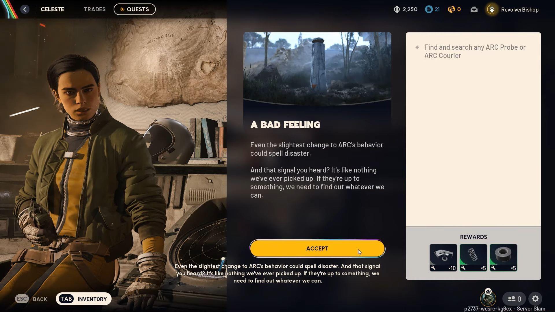 Arc raiders a bad feeling quest