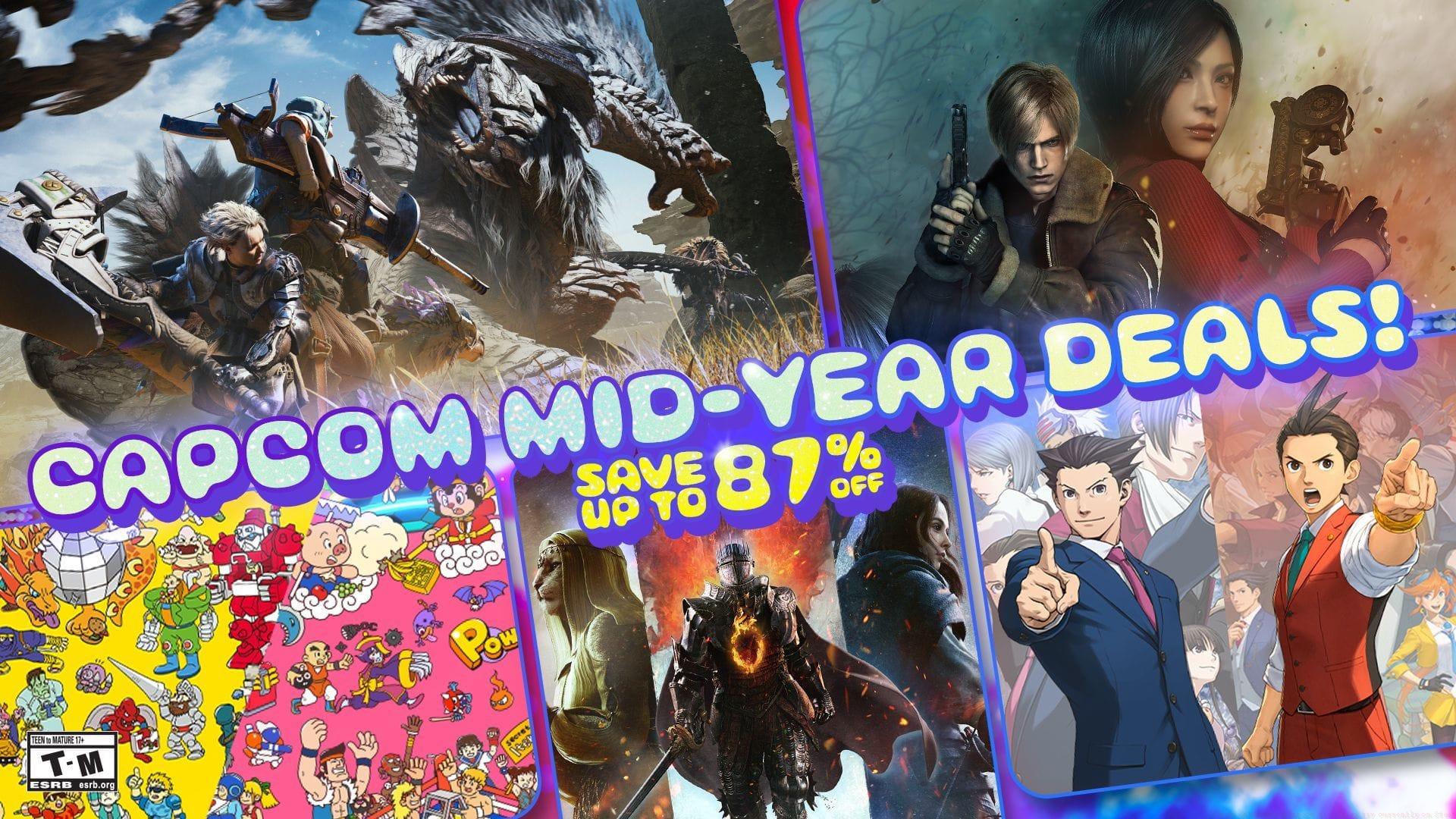 Capcom mid-year sale is live now (Image via Capcom)