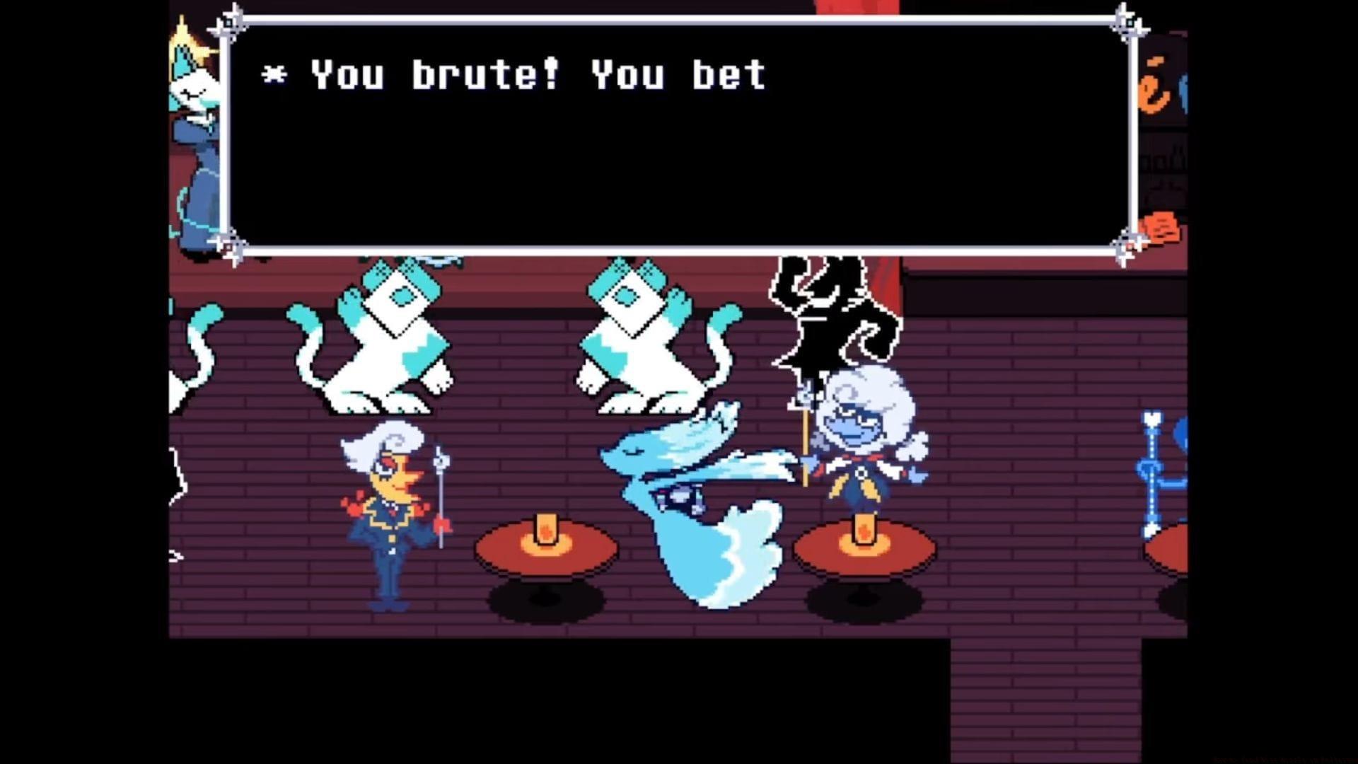 Locating Miss Mizzle in Deltarune (Image via Toby Fox/ YouTube/Whispernyan)