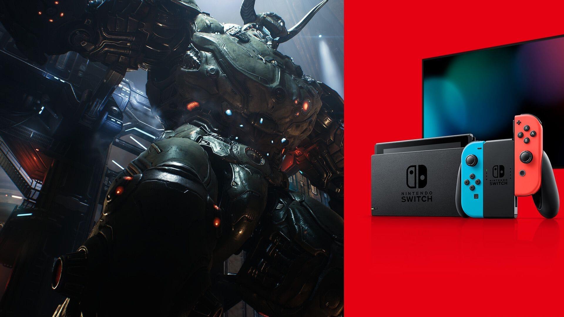 Exploring whether the new Doom title will arrive on Nintendo Switch or not (Image via Bethesda & Nintendo)