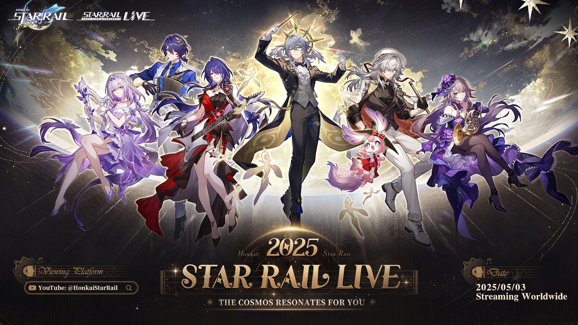 The Honkai Star Rail Concert 2025 will be streamed worldwide (Image via HoYoverse)