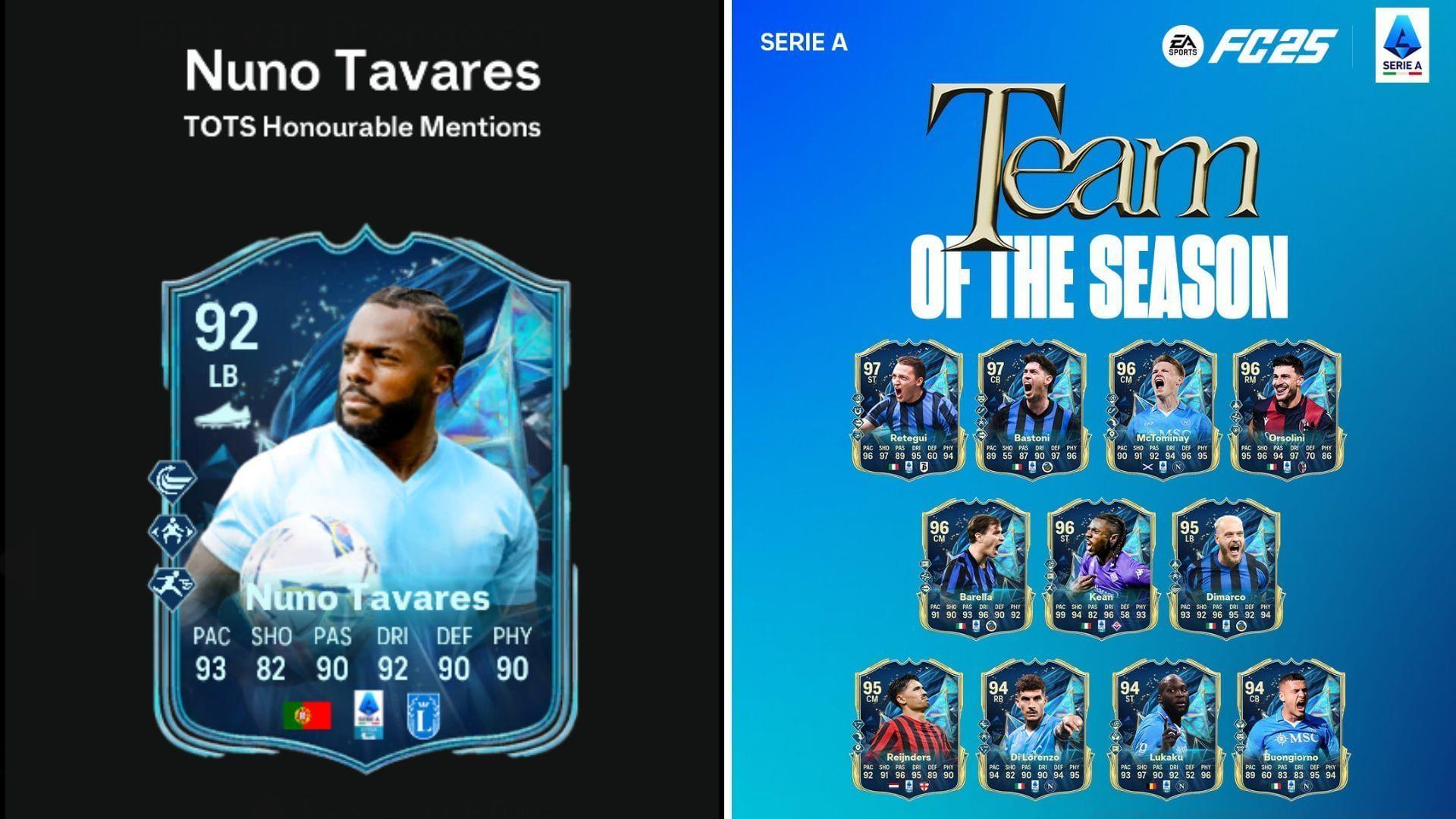 Nuno Tavares TOTS SBC is now live (Image via EA Sports|| Sportskeeda Gaming)