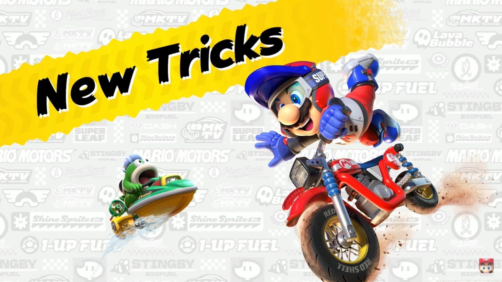 All new tricks available in Mario Kart World