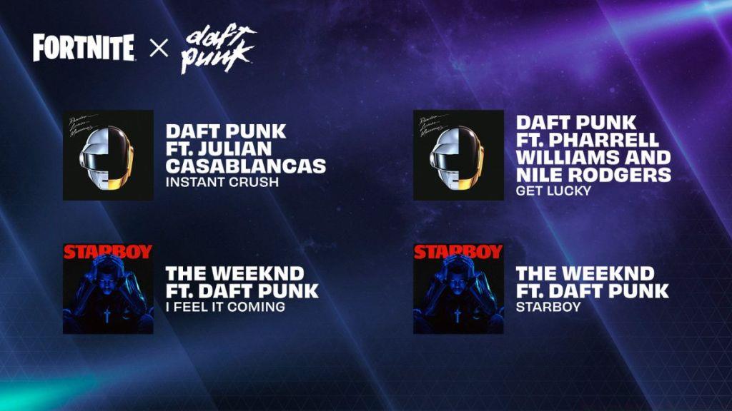 Fortnite Daft Punk Jam Tracks