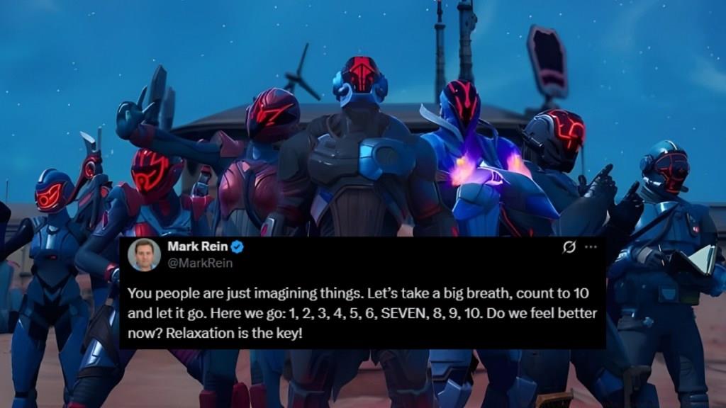 Fortnite The Seven Mark Rein Tweet