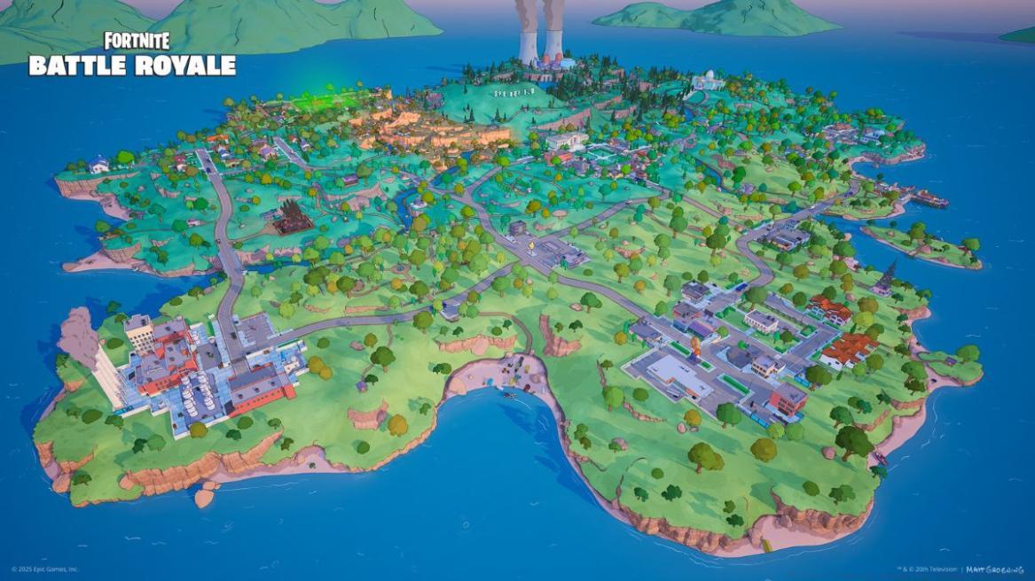 Fortnite Simpsons Island